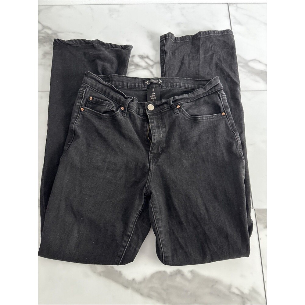 NANETTE Nanette Lepore "Belle" High Rise Bootcut Jeans Size 8